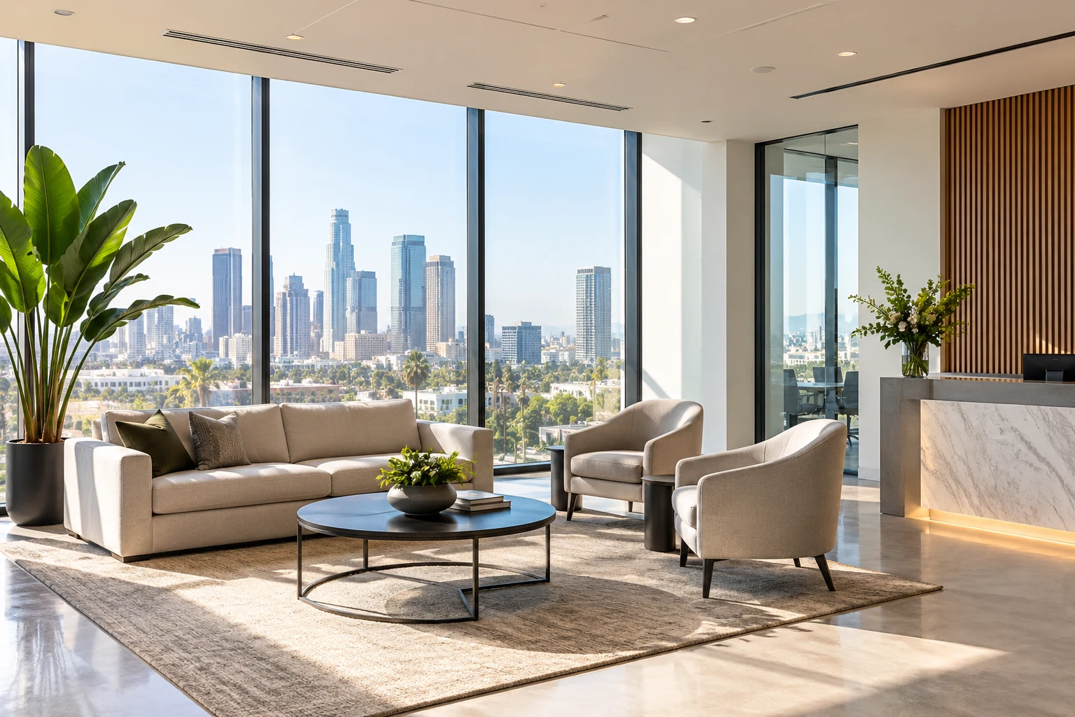 Avermont Los Angeles office lounge